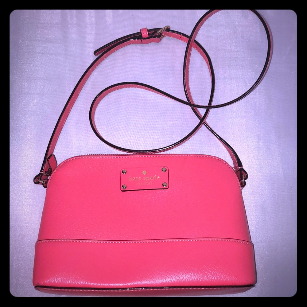 Coral kate spade purse